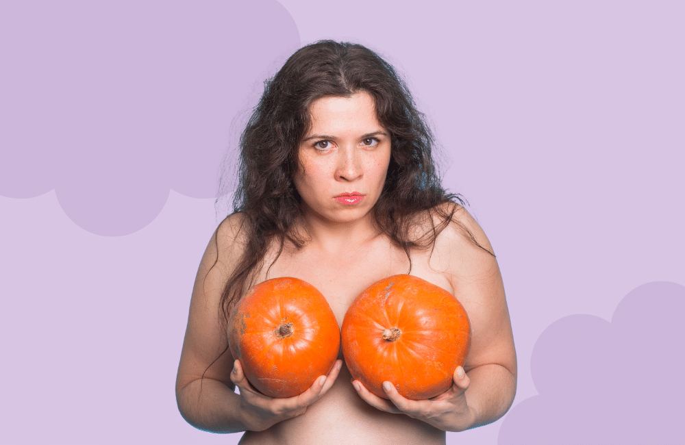 Larger breasts