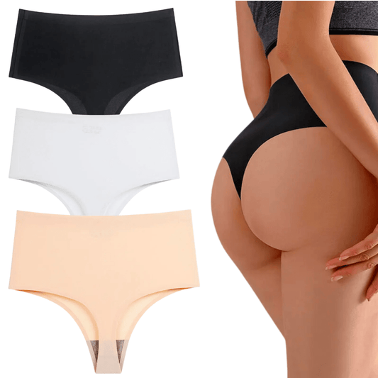 High-waisted thong