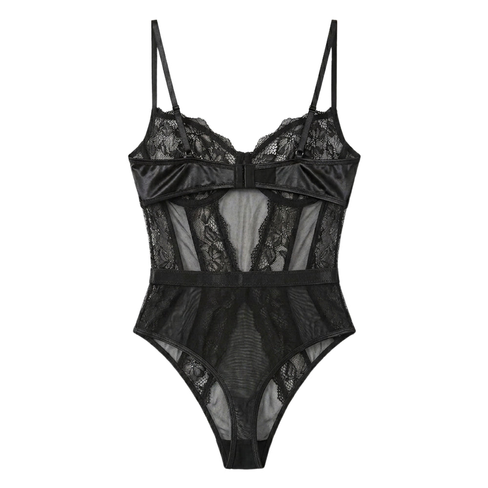 Lace Shaper Bodysuit - Jade