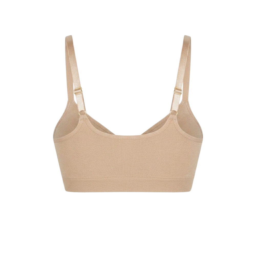 Seamless Shapewear Bra with Adjustable Straps
