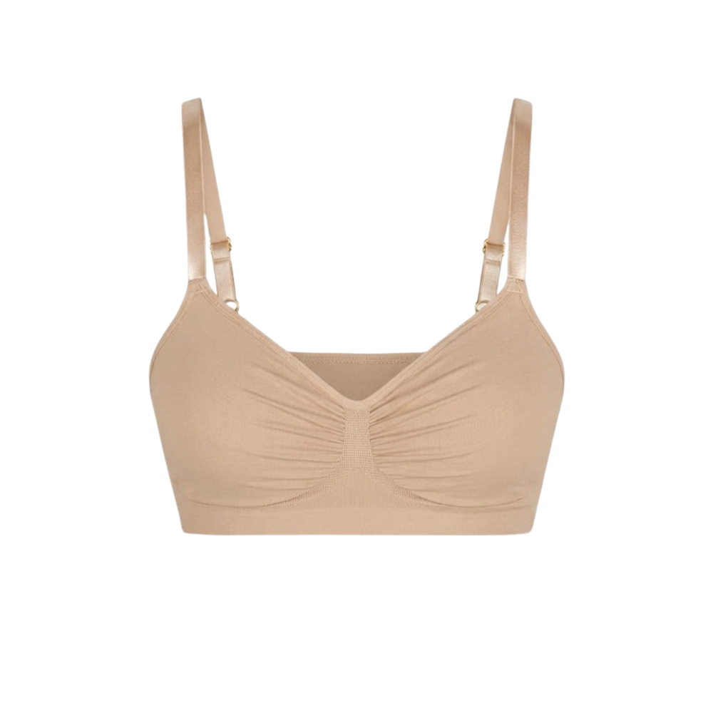 Seamless Shapewear Bra with Adjustable Straps