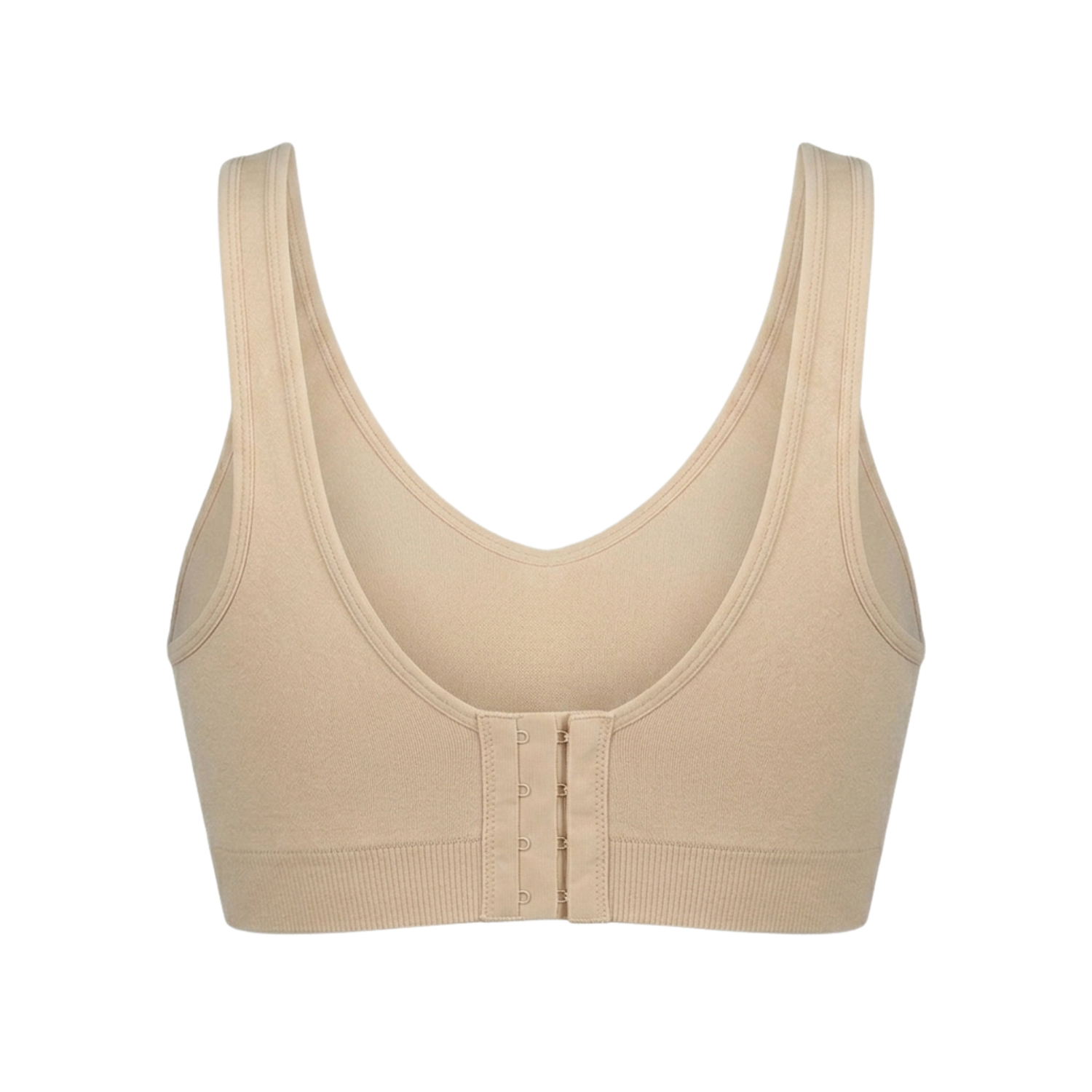 Seamless underwire-free comfort bra