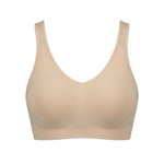 Seamless underwire-free comfort bra