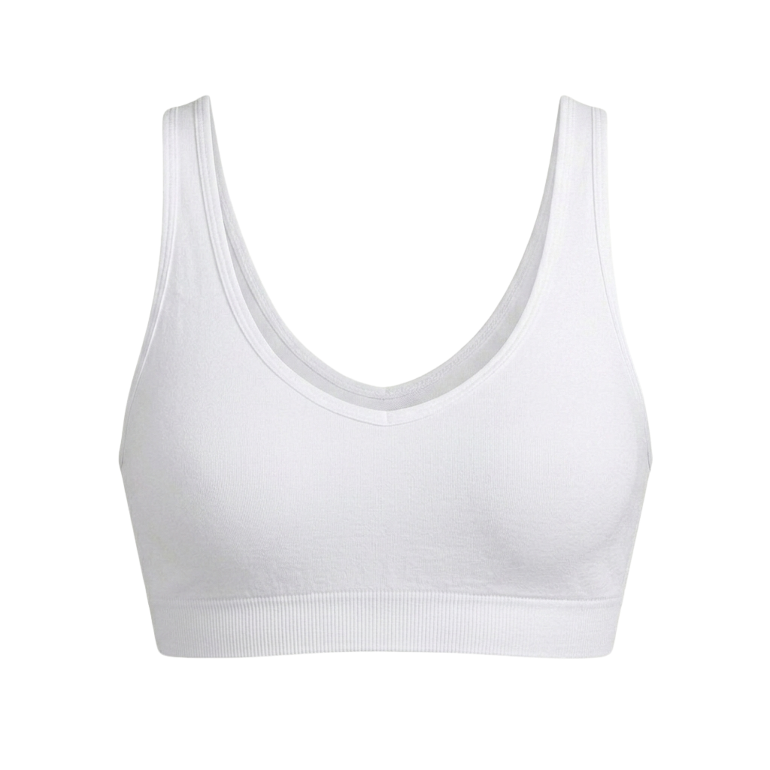 Seamless underwire-free comfort bra