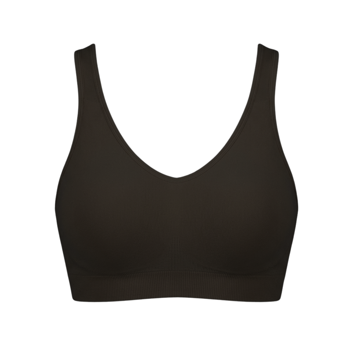 Seamless underwire-free comfort bra