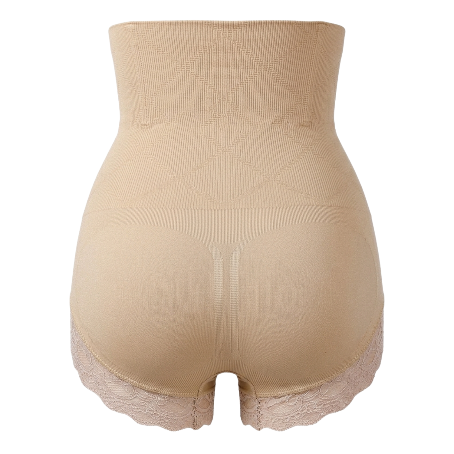 Smoothing high-waisted lace panties