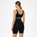 High-waisted shapewear with padding – seamless