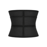 Waist-shaping corset with 2 straps and 3 rows of hooks