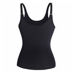 Waist trainer vest with shoulder straps