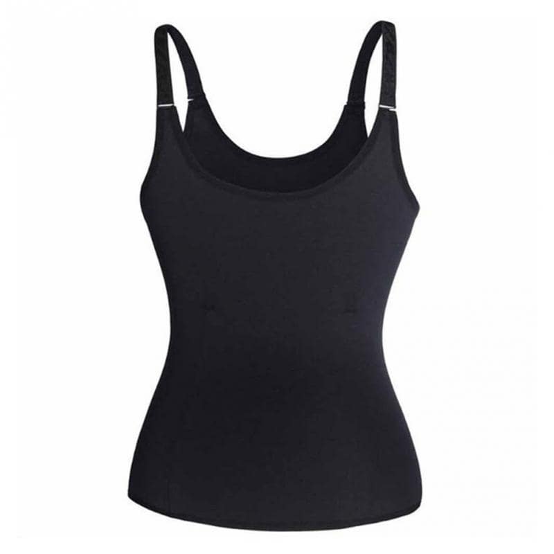 Waist trainer vest with shoulder straps
