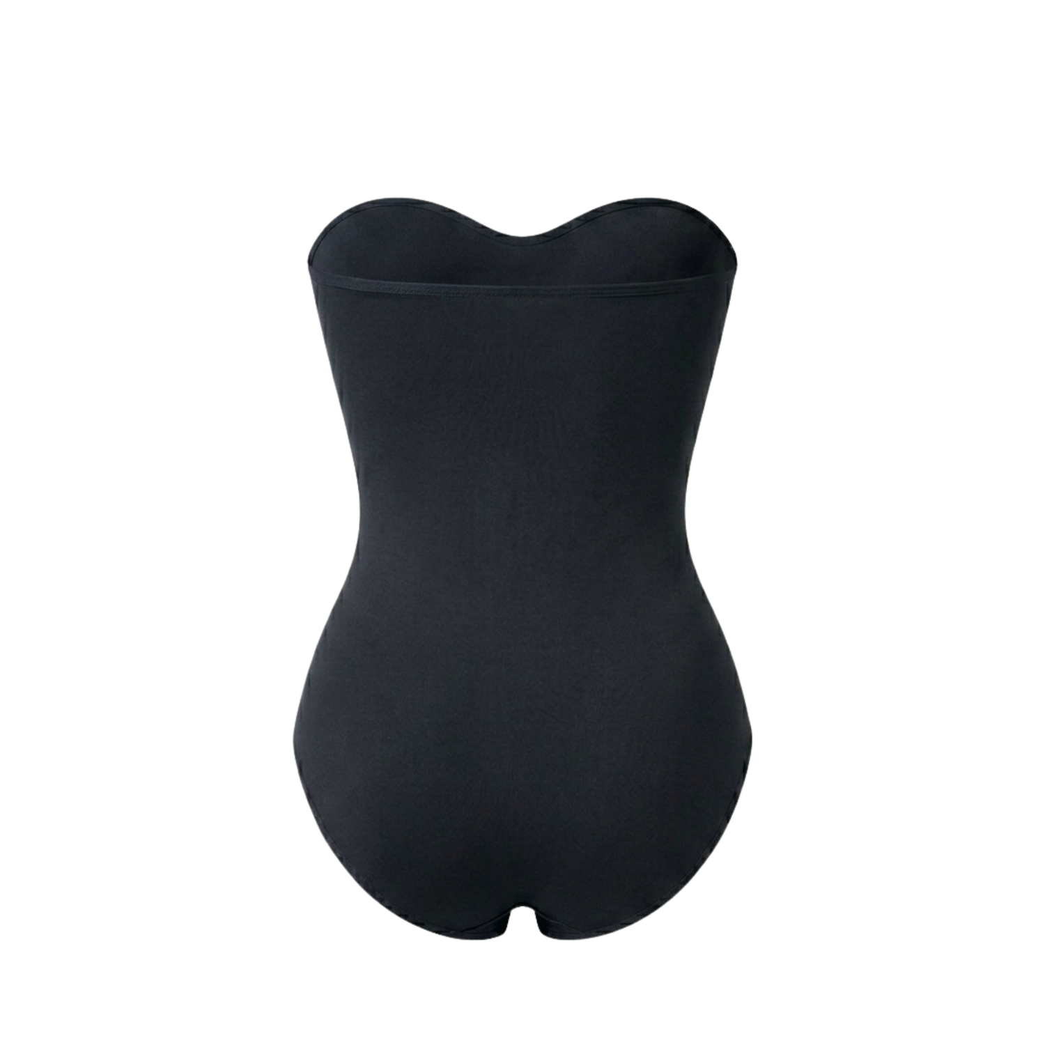 Corrective, seamless, strapless bodysuit with briefs