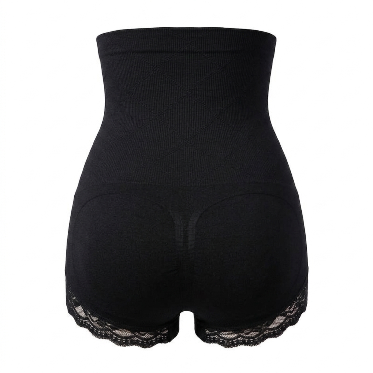 Smoothing high-waisted lace panties
