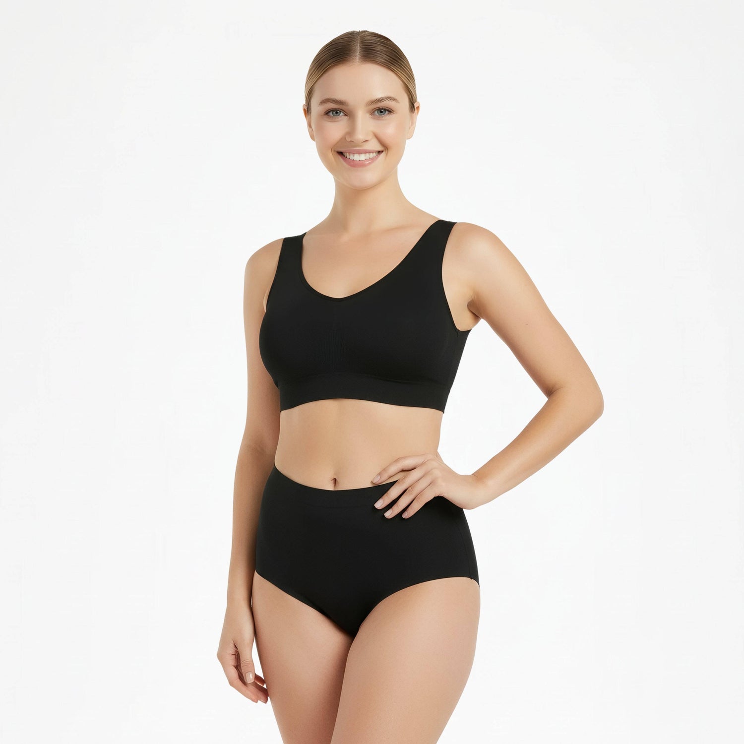 High-Waisted Seamless Period Briefs - Nova