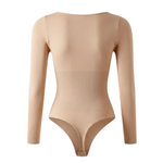Corrective Long-Sleeve Top with Drawstring
