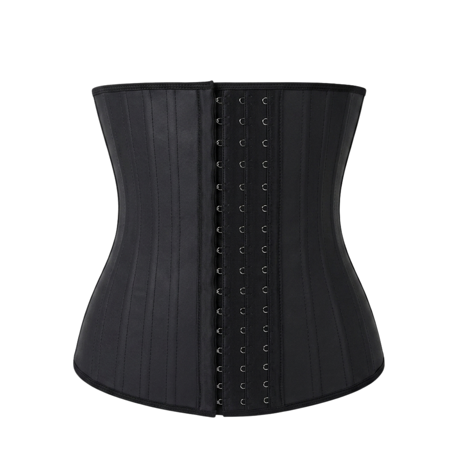 Latex waist trainer corset with 3 rows of hooks