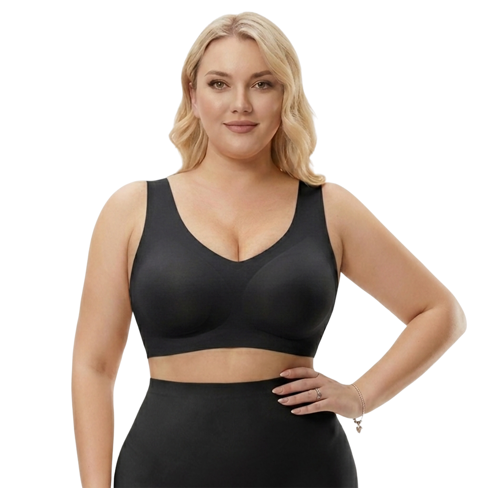 Seamless Push Up Bra Without Underwire and Closure