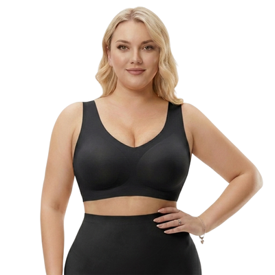 Seamless Push Up Bra Without Underwire and Closure