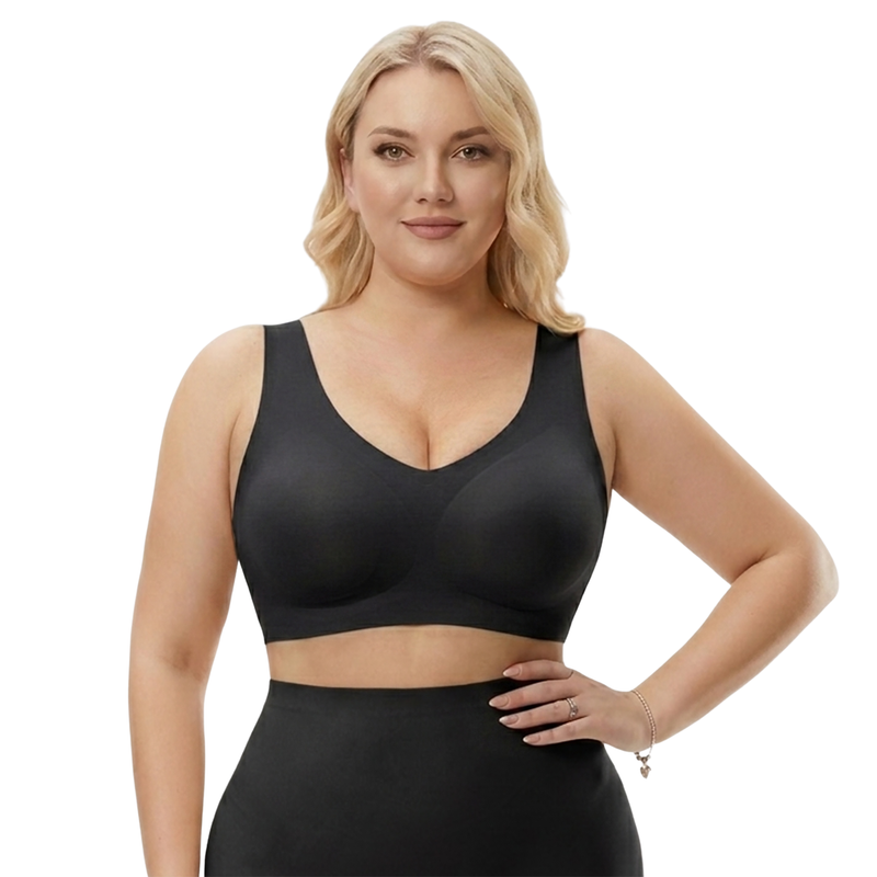 Seamless Push Up Bra Without Underwire and Closure
