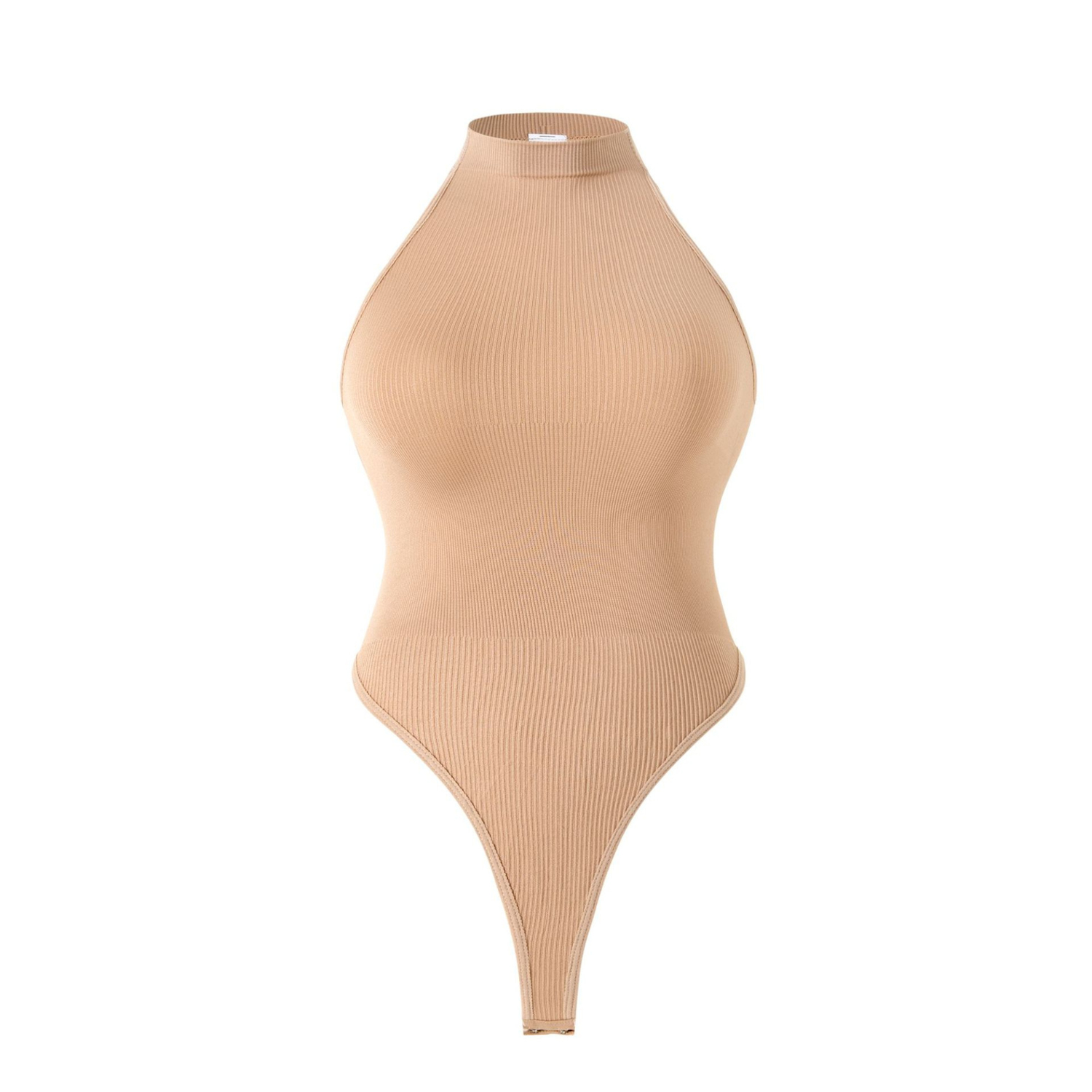 Sleeveless lace-up bodysuit