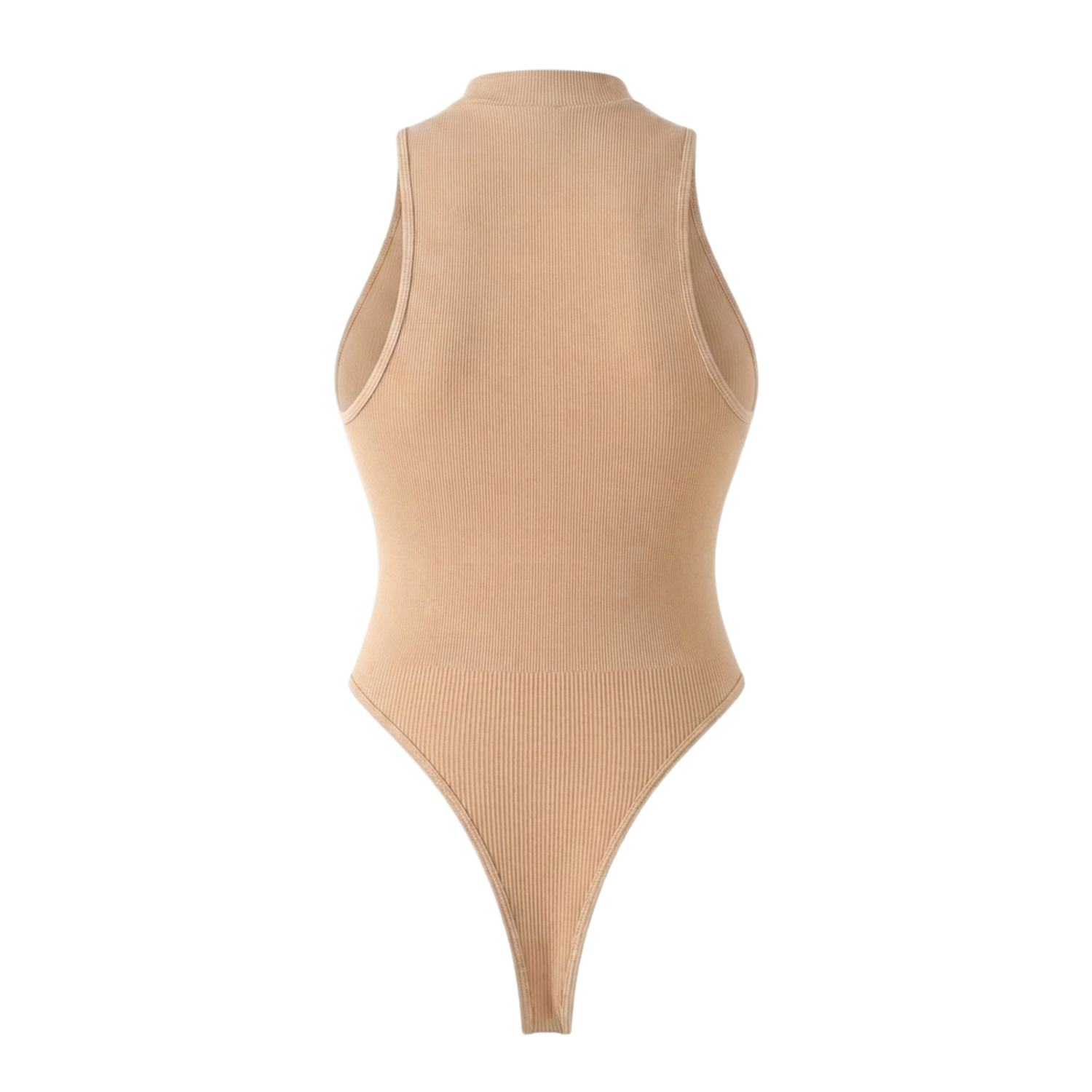 Sleeveless lace-up bodysuit