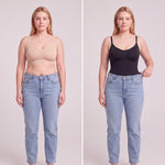 Shaping bodysuit with open back and straps