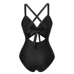 Shaping swimsuit with cutout