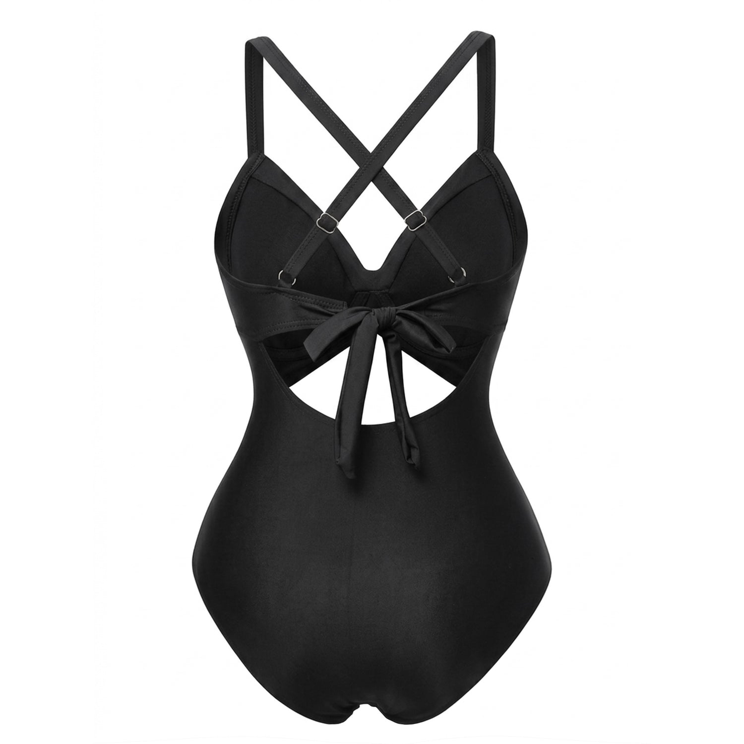 Shaping swimsuit with cutout