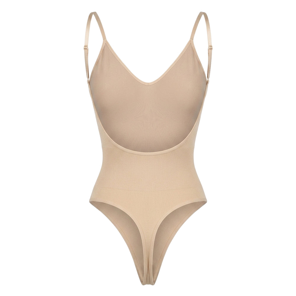Corrective Bodysuit Open Back with Thong