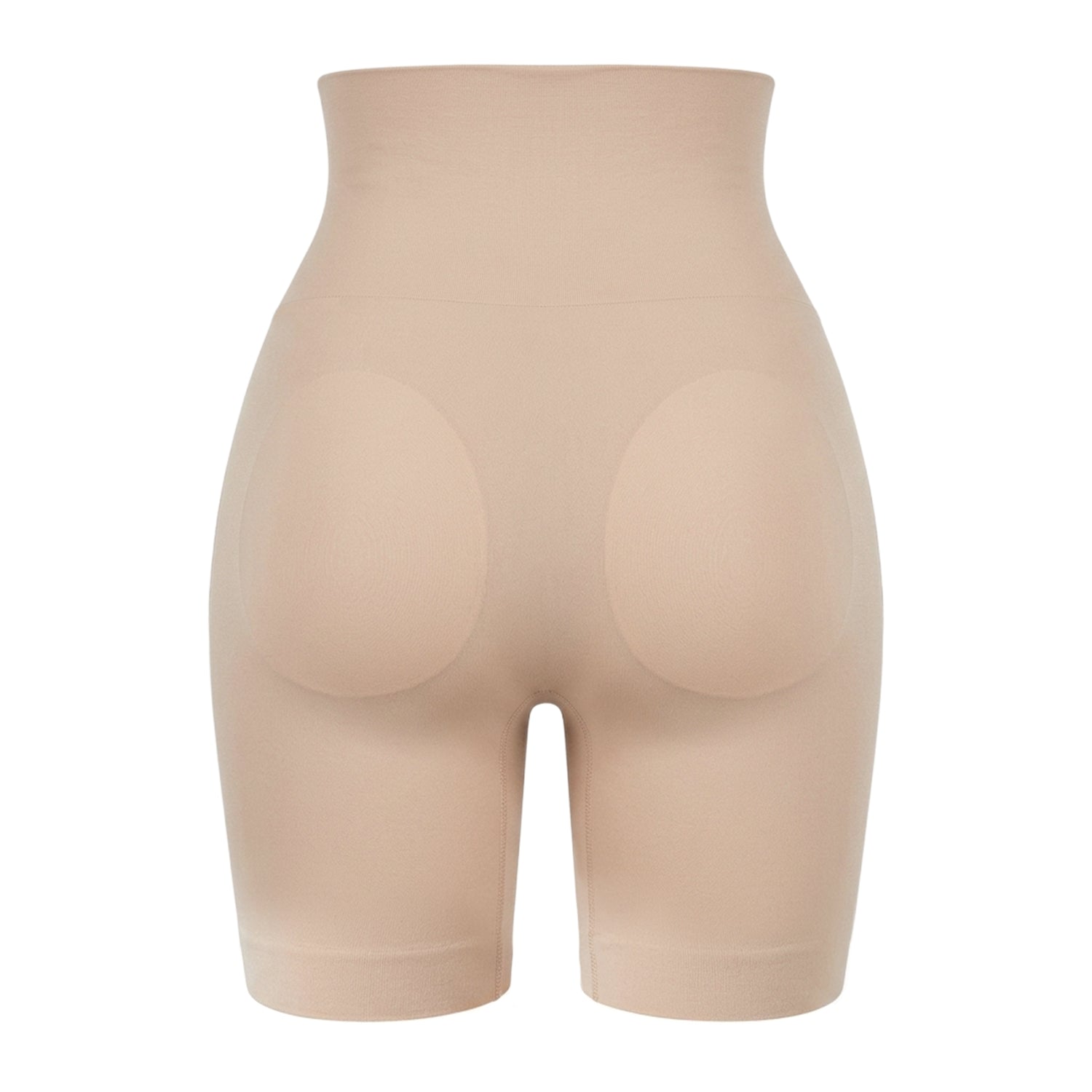 High-waisted shapewear with padding – seamless