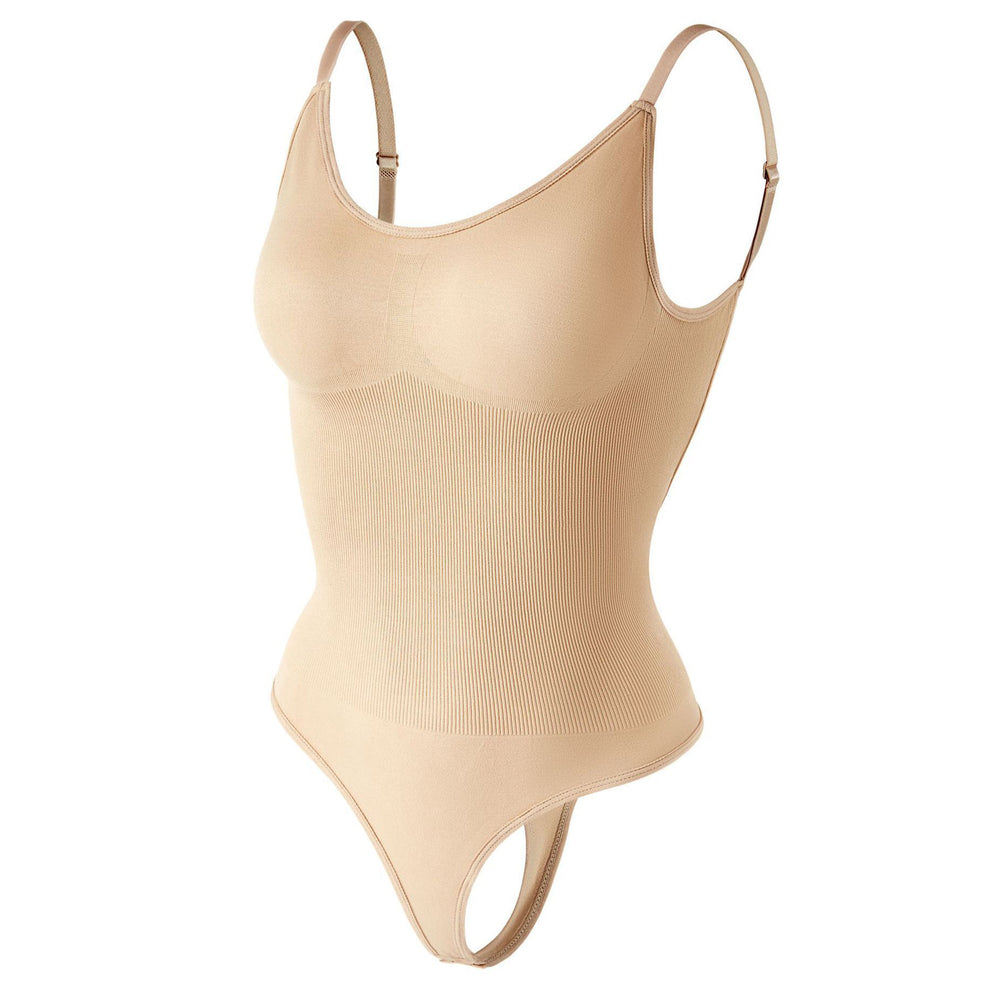 Corrective Bodysuit Open Back with Thong