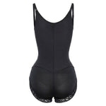 Corrective Shapewear Bodysuit with Hooks and Zipper - Brief