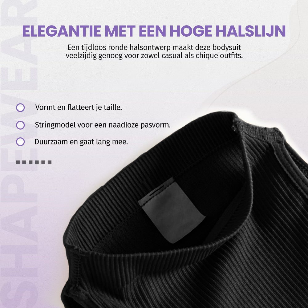 Elegant high neckline