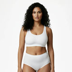 Seamless underwire-free comfort bra
