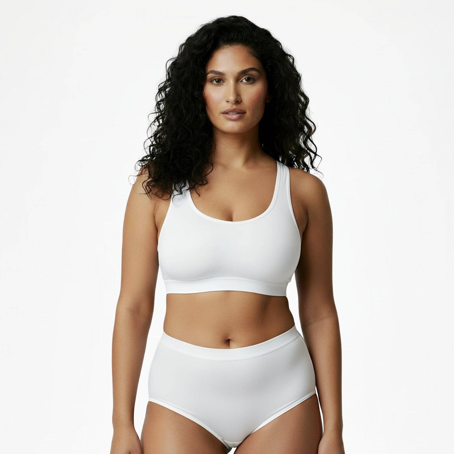 Seamless underwire-free comfort bra