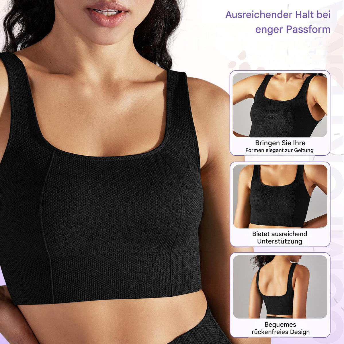 Sufficient support with a firm fit
