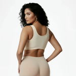 Comfortable shaping bra with front closure