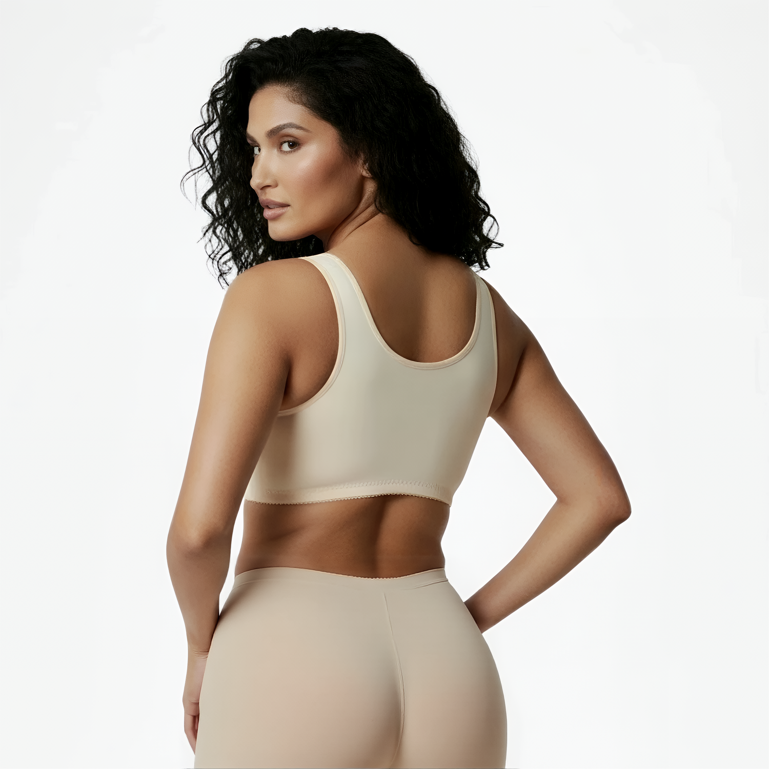 Comfortable shaping bra with front closure