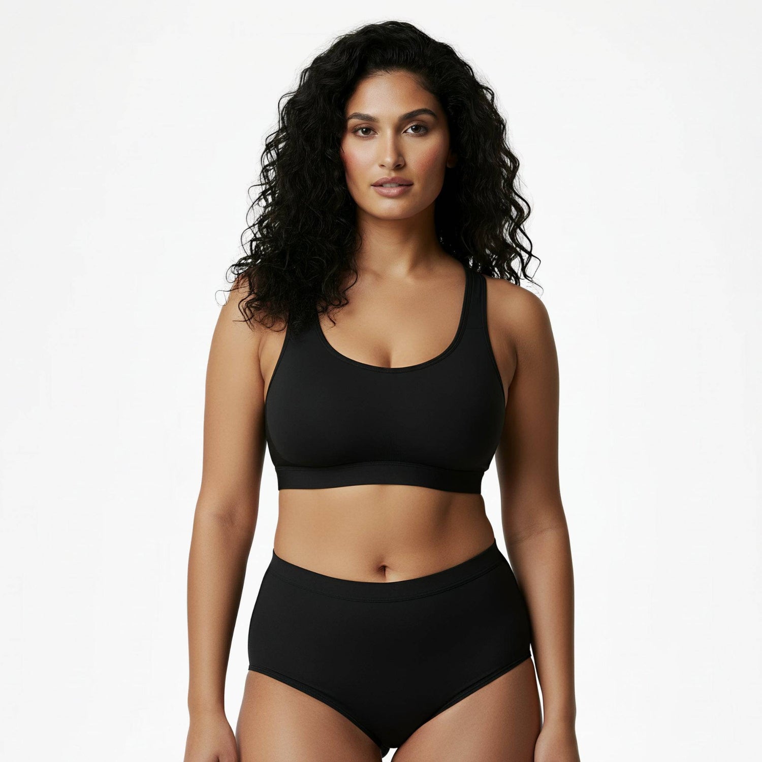 Seamless underwire-free comfort bra