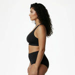 Seamless underwire-free comfort bra