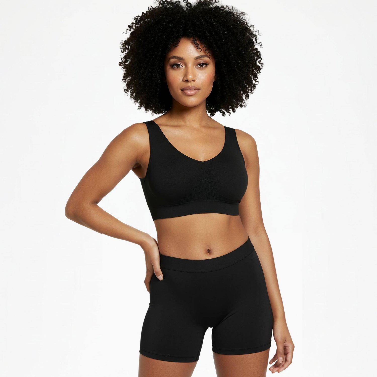 Comfort bra without underwire or clasp