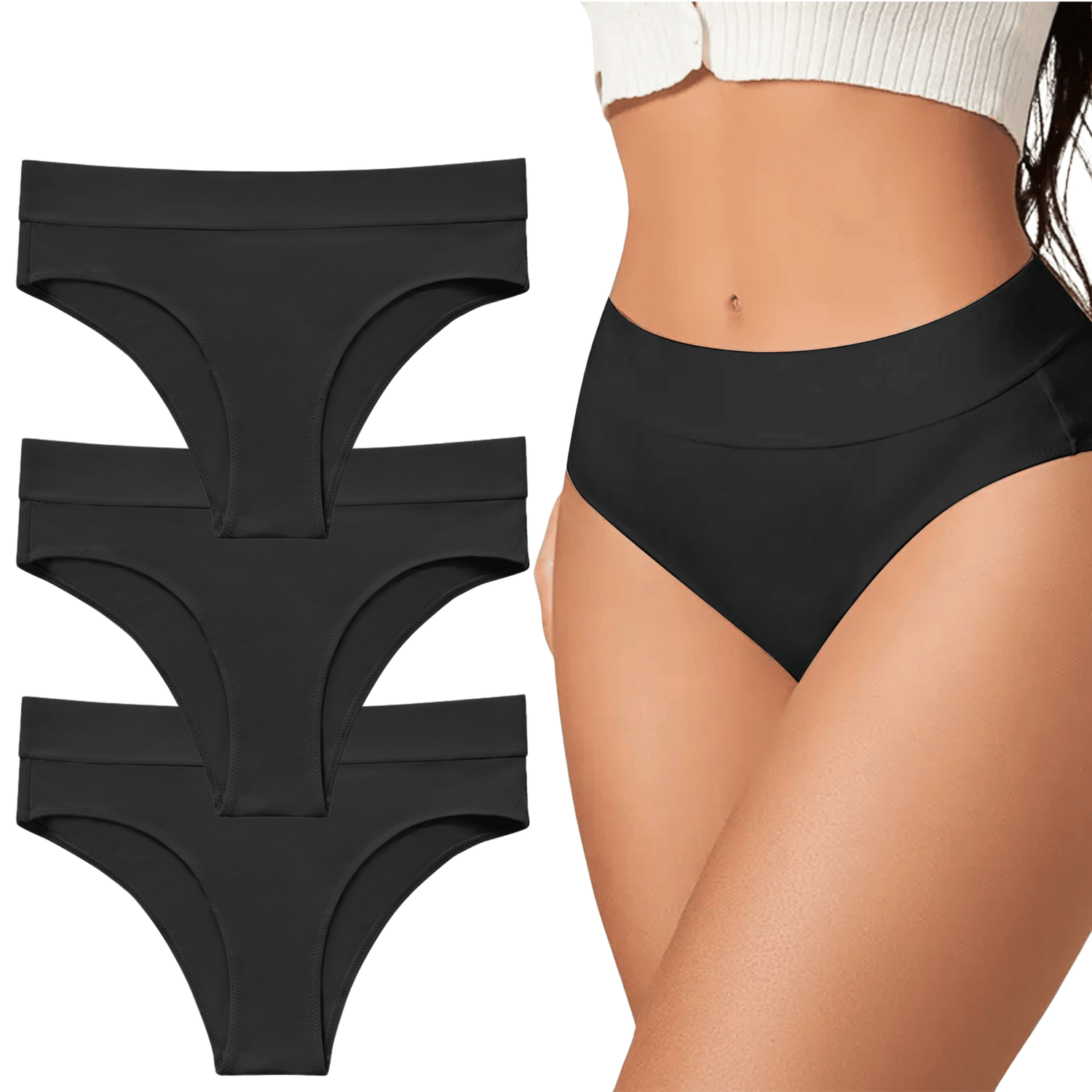 Comfortable cotton briefs – 3-piece set