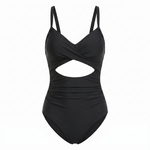 Shaping swimsuit with cutout