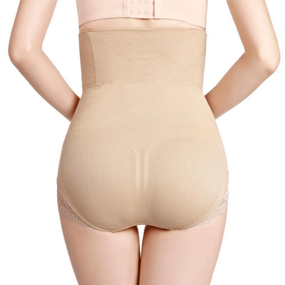 Corrective High Waist Brief with Lace