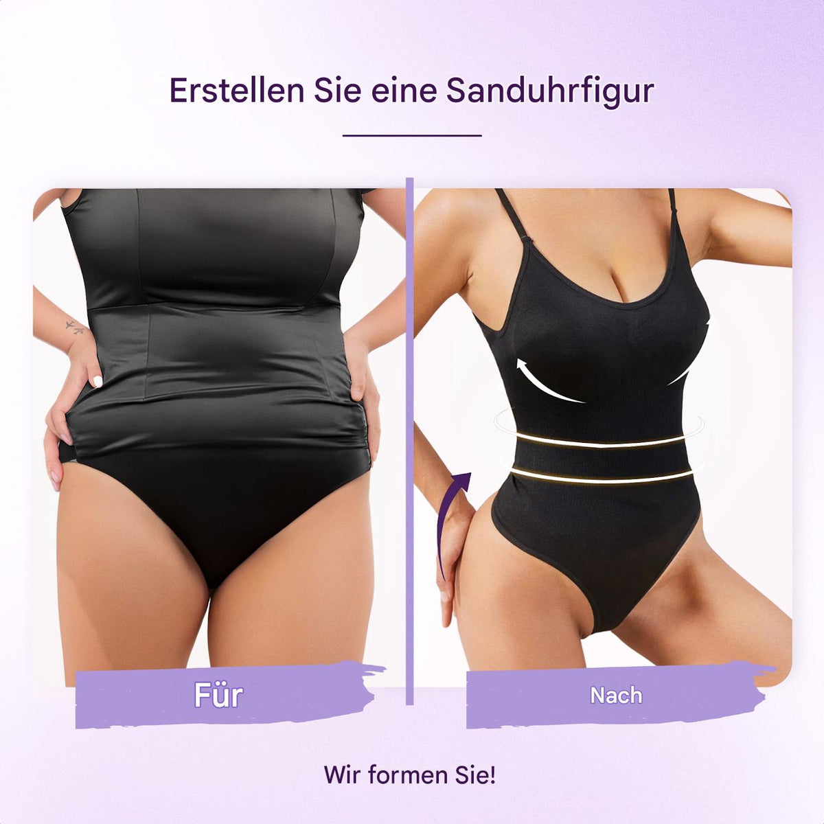 Create an hourglass figure