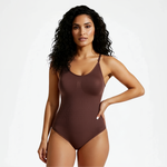Shaping seamless bodysuit with string