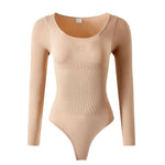 Corrective Long-Sleeve Top with Drawstring