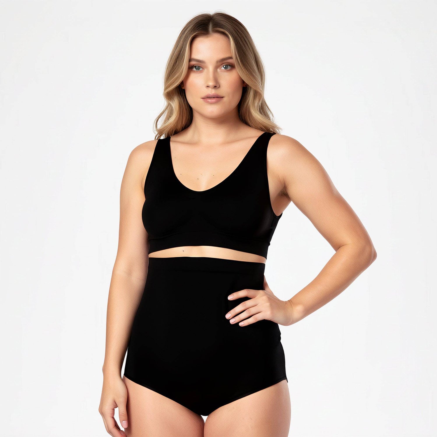 High-waisted shaping briefs