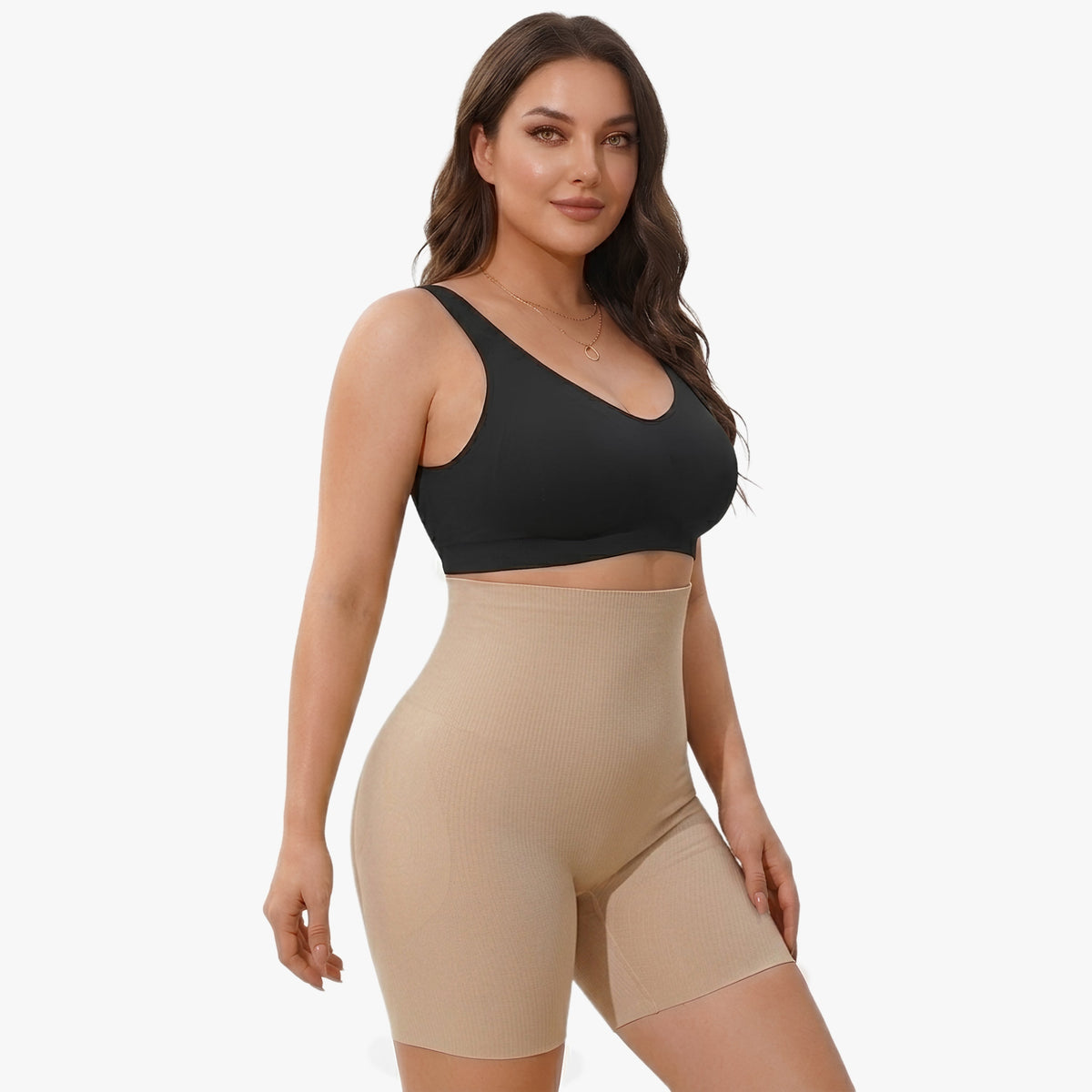 Shaping high-waisted shaper shorts