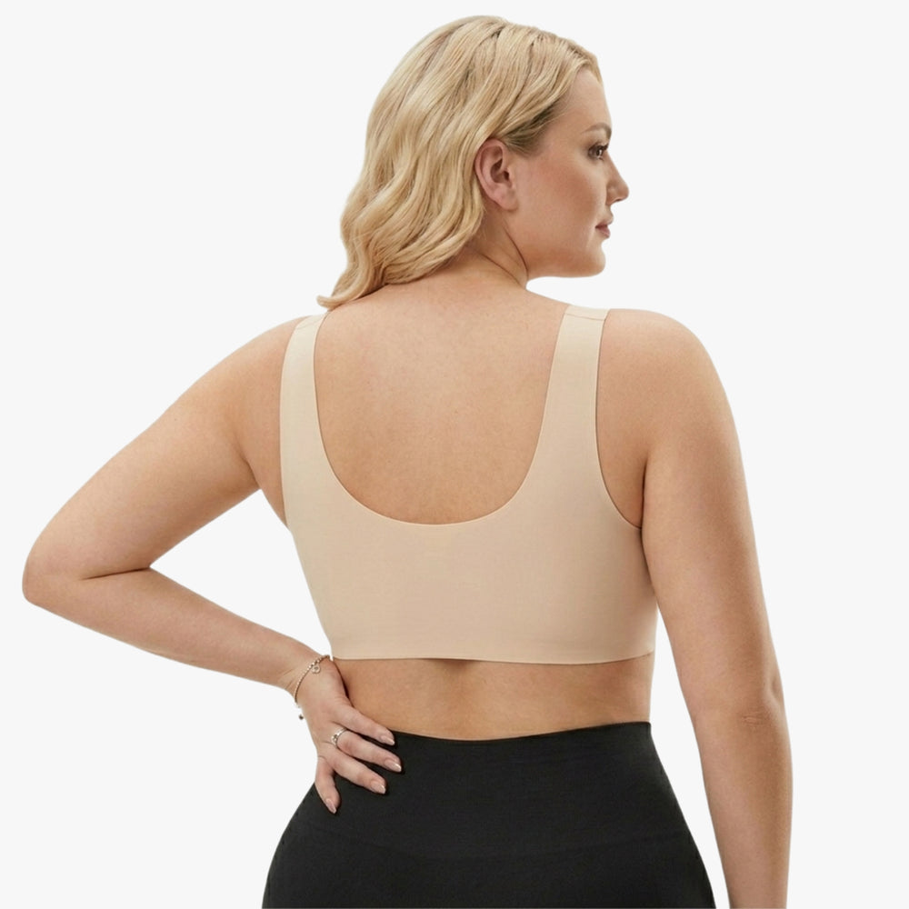 Seamless Push Up Bra Without Underwire and Closure
