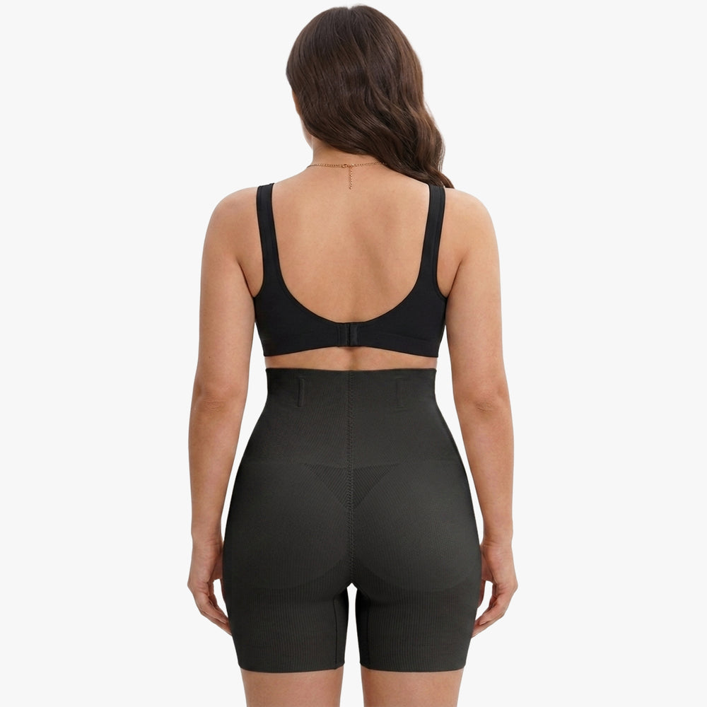 Corrective High Waist Shorts with Removable Pads